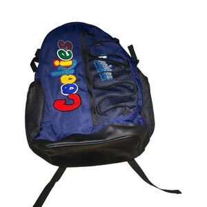 Cookies Colorful Embroidered Navy Backpack NWT